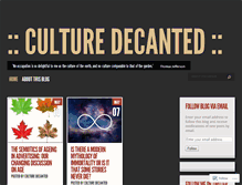 Tablet Screenshot of culturedecanted.com